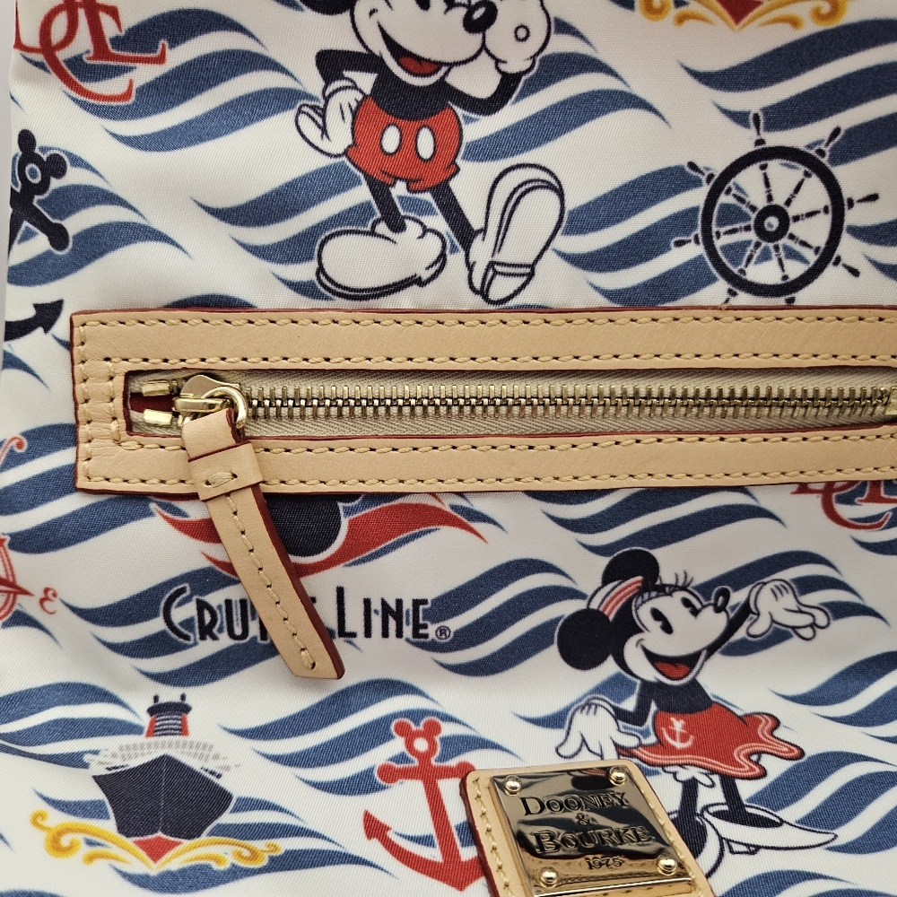 Disney Cruise Line Wave Drawstring Backpack by Dooney & Bourke - Picture 5 of 8